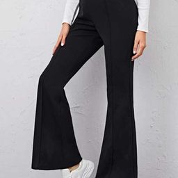Next One Women Flared High-Rise Easy Wash Bootcut Trousers-picture-44
