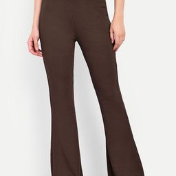 Next One Women Smart Flared High-Rise Easy Wash Trousers-picture-32