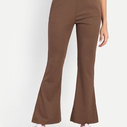 Next One Women High-Rise Stretchable Flared Bootcut Corduroy Trousers-picture-20