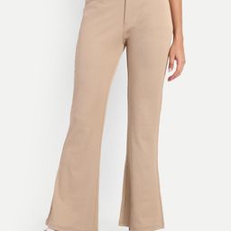 Next One Women High-Rise Stretchable Flared Bootcut Corduroy Trousers-picture-36