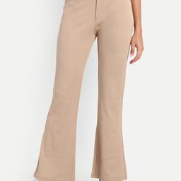 Next One Women High-Rise Stretchable Flared Bootcut Corduroy Trousers-picture-58