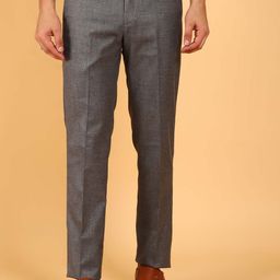 BLUEBIRD Men Classic Easy Wash Cotton Formal Trousers-image-60