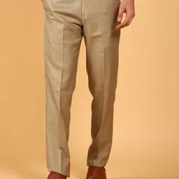 BLUEBIRD Men Classic Easy Wash Cotton Formal Trousers-picture-2