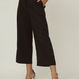 Saltpetre Women Classic Pleated Culottes Trousers-image-40