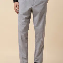 Allen Solly Men Slim Fit Pleated Formal Trouser-image-60