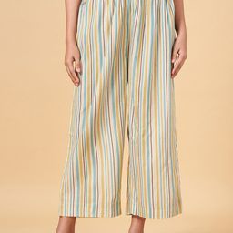 RANGMANCH BY PANTALOONS Women Striped Parallel Trouser-image-88