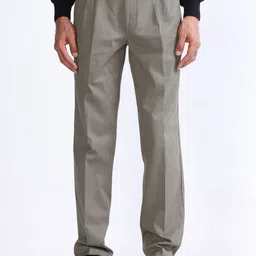 Tailoraedge Men Relaxed Pleated Trousers-picture-26