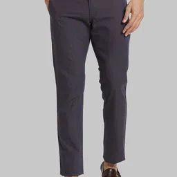 Parx Tapered Fit Mid-Rise Cotton Regular Trousers-image-49