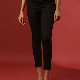 Abhishti Fitted narrow stretch pants with slits-picture-56