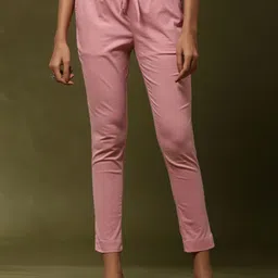Abhishti Women Fitted NarrowStretch Pants With Slits-picture-1