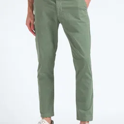 Flying Machine Men Tapered Fit Mid-Rise Trouser-image-28