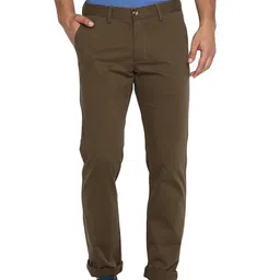 Basics Men Tapered Fit Cotton Mid-Rise Trousers-image-11