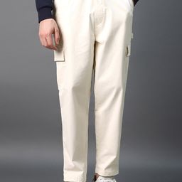 Bewakoof Men Loose Fit Oversized Cotton Cargo Trousers-picture-18