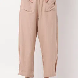 BLACK & BLAH BLAH Women Relaxed Loose Fit Trousers-image-93