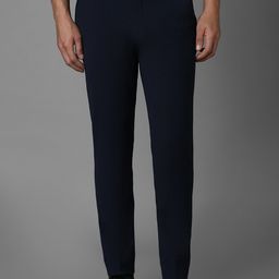 Louis Philippe Men Solid Mid Rise Regular Fit Formal Trousers-image-68