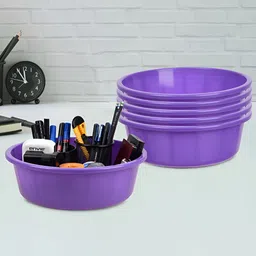 Kuber Industries Purple Set of 6 Regular Desk Organiser Organisers-20