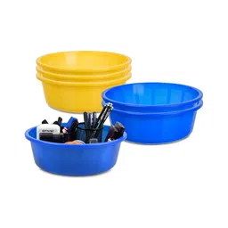Kuber Industries Yellow Set of 6 Regular Desk Organiser Organisers-55