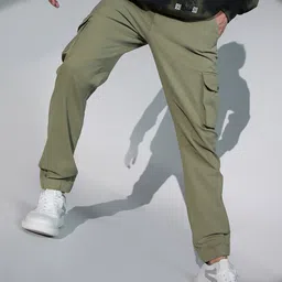 Hubberholme Men Cotton Mid Rise Cargos-image-79