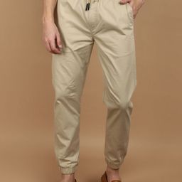 V-Mart Men Mid-Rise Cotton Cargo Joggers Trousers-image-54