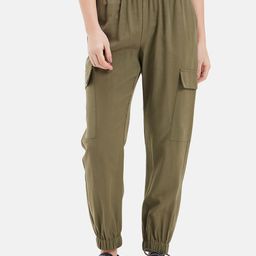 Kazo Women High-Rise Easy Wash Joggers Trousers-picture-43