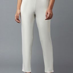 elleven Women White Trousers-image-71