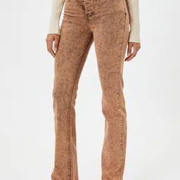 Koton Women Abstract Printed Regular Trousers-picture-13