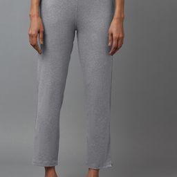 elleven Women Grey Original Regular Fit Cropped Trousers-picture-46