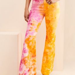 TANDUL Women Tie and Dye Original Bootcut Trousers-image-16