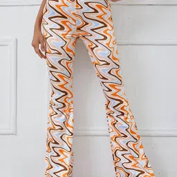 TANDUL Women Abstract Printed Original Trousers-image-70