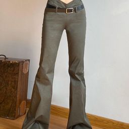 Stylecast X KPOP Women Green Regular Fit Original Cotton Trousers-picture-35