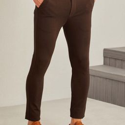Red Flame Men Stretchable Chinos Trousers-picture-10