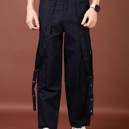 V-Mart Men Regular Fit Cotton Cargos-image-69
