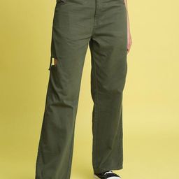 Bene Kleed Women Straight Fit Pleated Trousers With Cutout Detailing-image-18