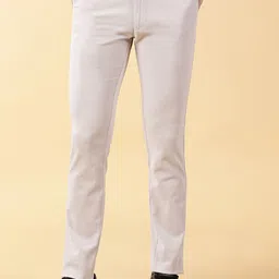 VALEN CLUB Men Solid Comfort Slim Fit Mid Rise Chinos Trousers-picture-42
