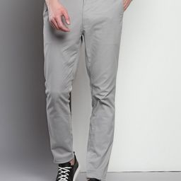 Calvin Klein Men Mid Rise Slim Fit Chinos Trousers-image-30