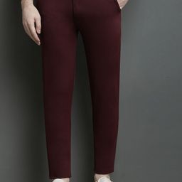 WE PERFECT Men Relaxed Slim Fit Chinos Trousers-image-57