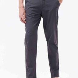 Tailoraedge Men Tailored Slim Fit  Mid-Rise Cotton Chinos Trousers-image-22