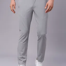 ONEMILE Men Smart Slim Fit Trousers-image-34