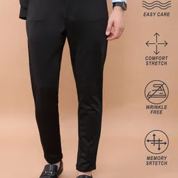 HIGHLANDER Men Mid Rise Chinos Trousers-image-33