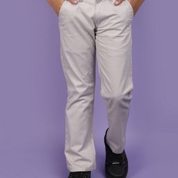 V-Mart Boys Mid-Rise Twill Weave Cotton Chinos Trousers-image-78