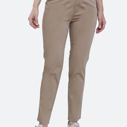 FCK-3 Women Relaxed High-Rise Easy Wash Chinos Trousers-picture-13