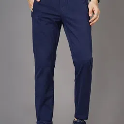 British Club Mens Smart Regular Fit Low-Rise Cotton Chinos Trousers-picture-20