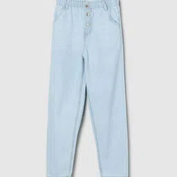 max Girls Mid-Rise Plain Pure Cotton Regular Trousers-image-22
