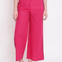 Be Indi Women Striped Flared Parallel Trousers-picture-32