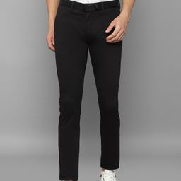 Louis Philippe Sport Men Black Slim Fit Trousers-picture-21