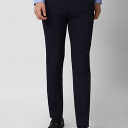 Van Heusen Men Black Slim Fit Trousers-picture-11