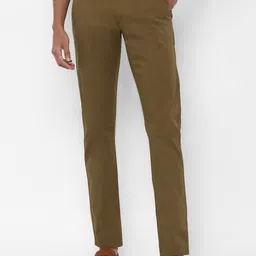 Allen Solly Men Brown Slim Fit Trousers-image-13