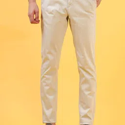 THINC Men Slim Fit Mid-Rise Chinos Trousers-picture-19