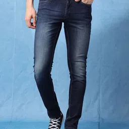RIGS AND RAGS Men Faded Sharp Slim Fit Trousers-image-91