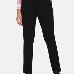 PowerSutra Women Black Slim fit Trousers-picture-30